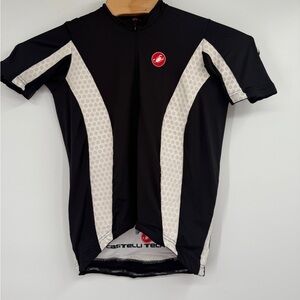 Castelli Women's Size XXL Black Short Sleeve‎ Cycling Jersey